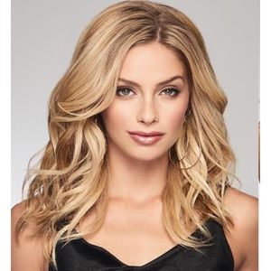 Raquel Welch 16” Alpha Wave Synthetic Hair Topper in Shaded Biscuit; 19/23SS